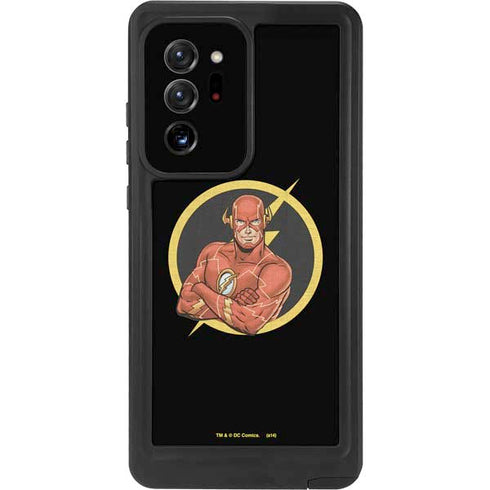 DC Comics The Flash Folded Arms Pose Galaxy Note20 Ultra 5G Waterproof Case